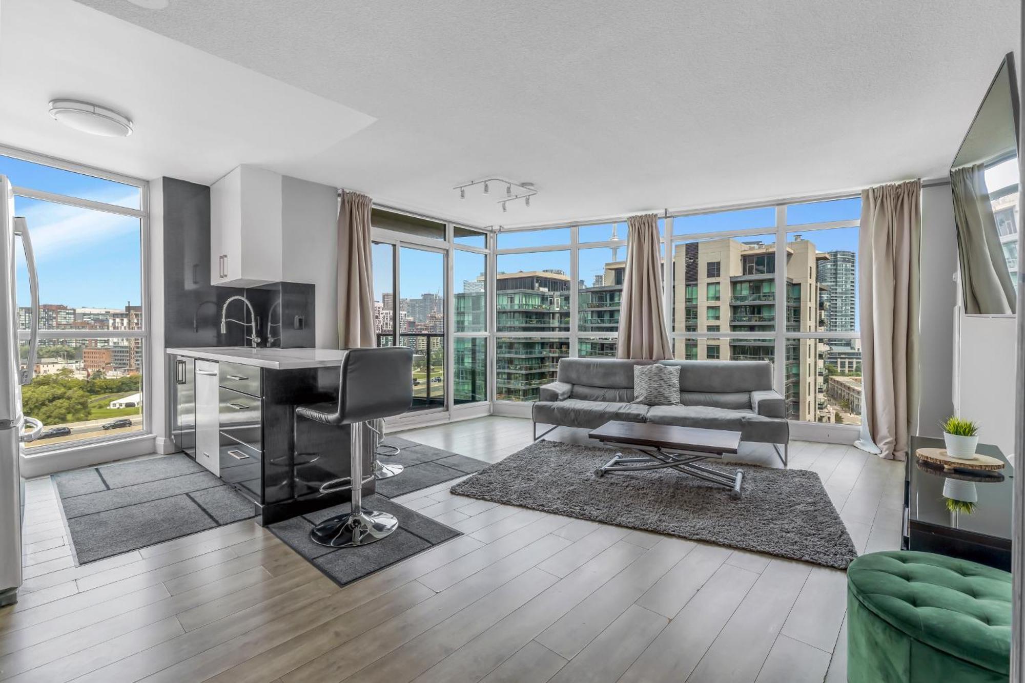 2 Bedroom Waterfront Condo Downtown W/ Free Parking Toronto Zewnętrze zdjęcie